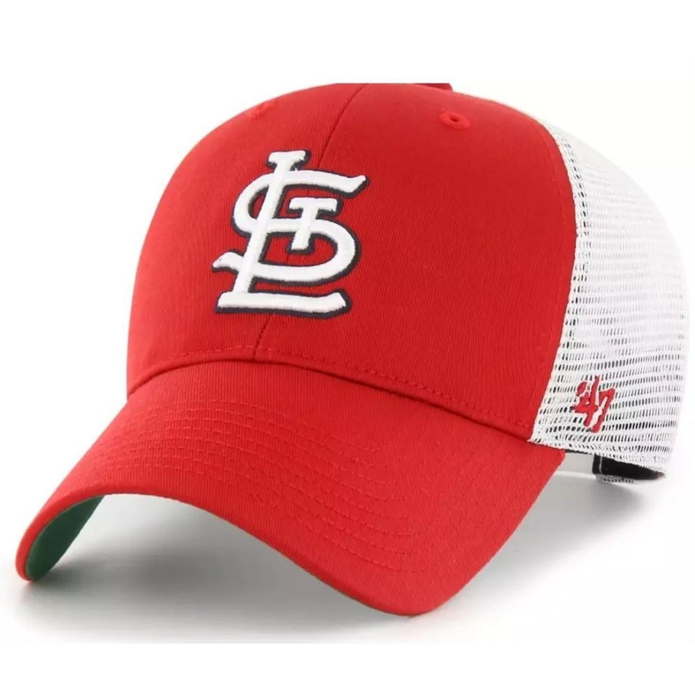 '47 Women's  St. Louis Cardinals  MVP Adjustable Trucker Hat Red One‎ Size NWT